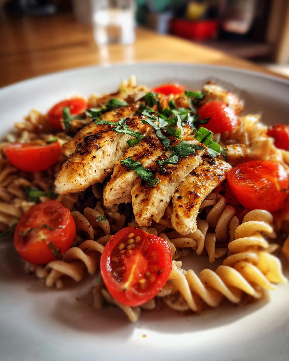 Healthy Bruschetta Chicken Pasta for a Nutritious Meal - detail 4
