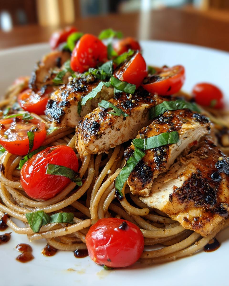 Healthy Bruschetta Chicken Pasta for a Nutritious Meal - detail 5