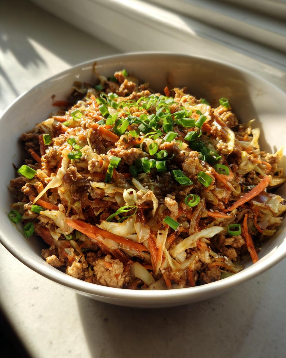 Healthy Egg Roll in a Bowl - detail 2