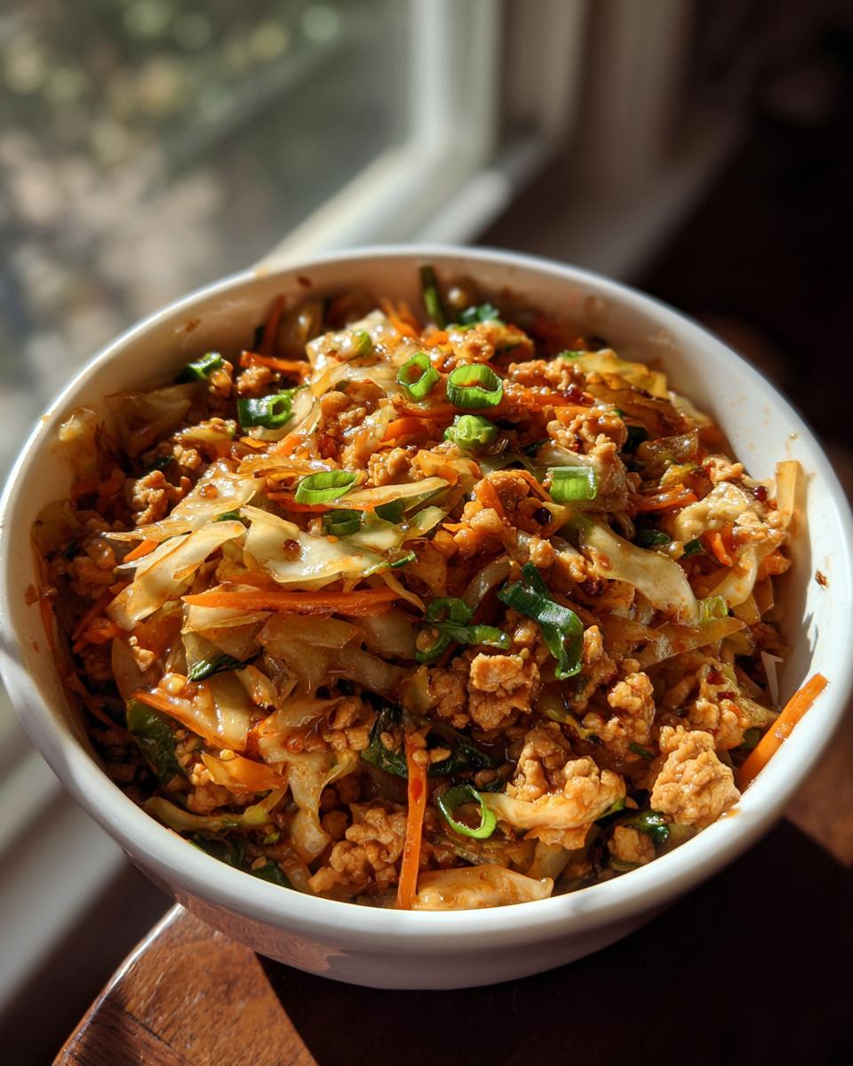 Healthy Egg Roll in a Bowl - detail 3