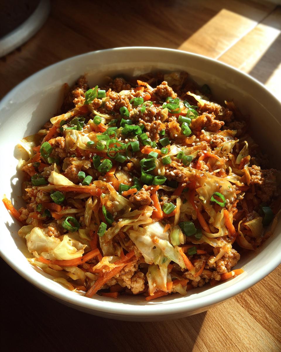 Healthy Egg Roll in a Bowl - detail 4
