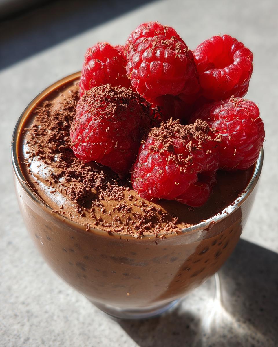 High Protein Chocolate Chia Seed Pudding - detail 1