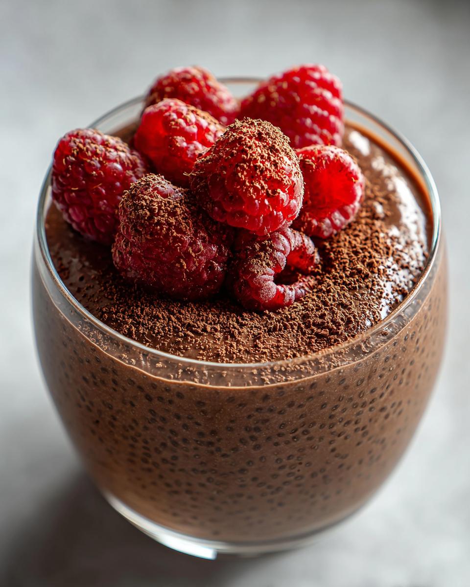 High Protein Chocolate Chia Seed Pudding - detail 3