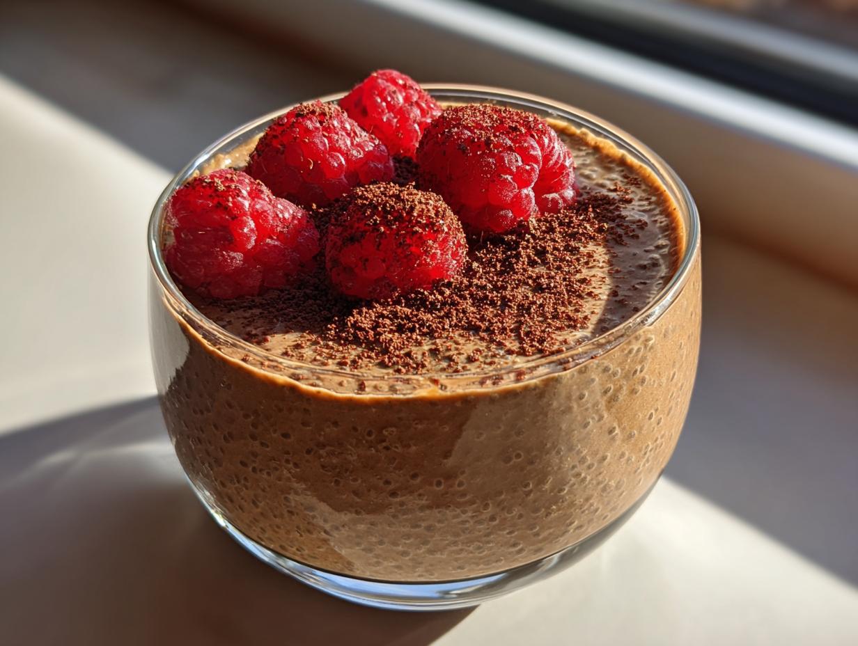 High Protein Chocolate Chia Pudding: 5-Minute Breakfast Bliss