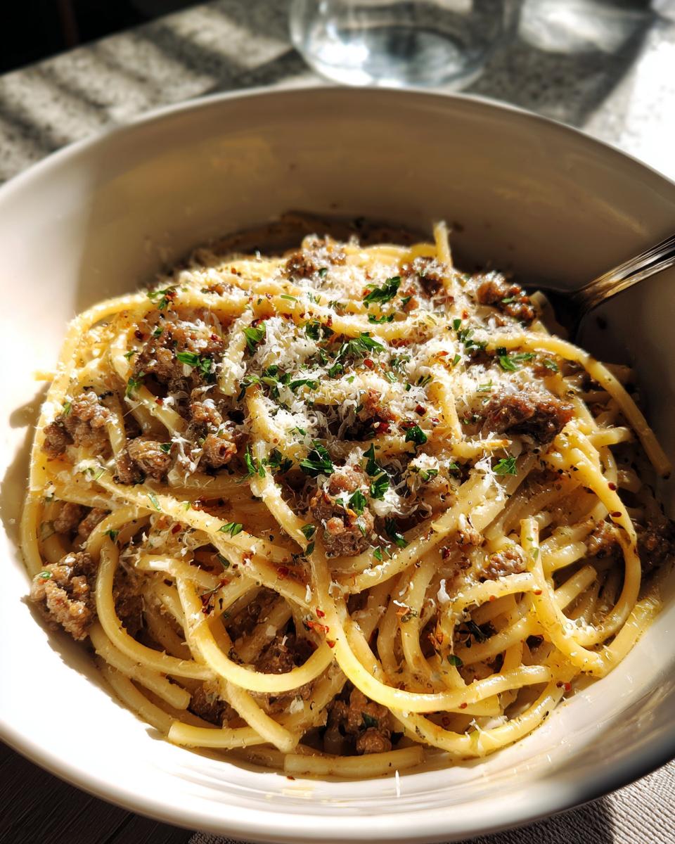 High Protein Creamy Beef Pasta Recipe for Quick Weeknight Dinners - detail 2