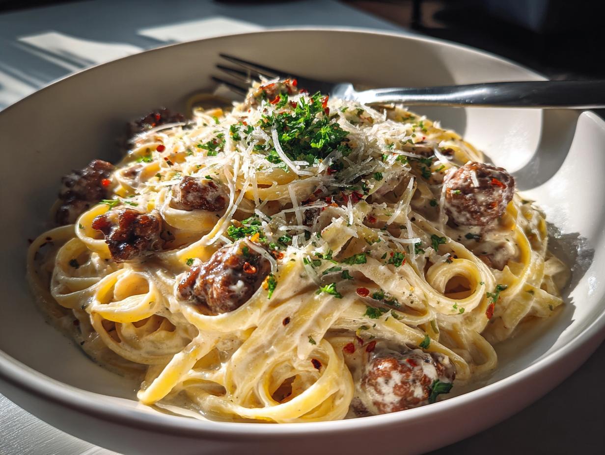 High Protein Creamy Beef Pasta Recipe – 32g Protein & 25 Minute Bliss
