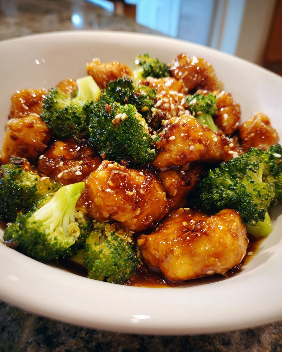 Honey Sesame Chicken and Broccoli - detail 3