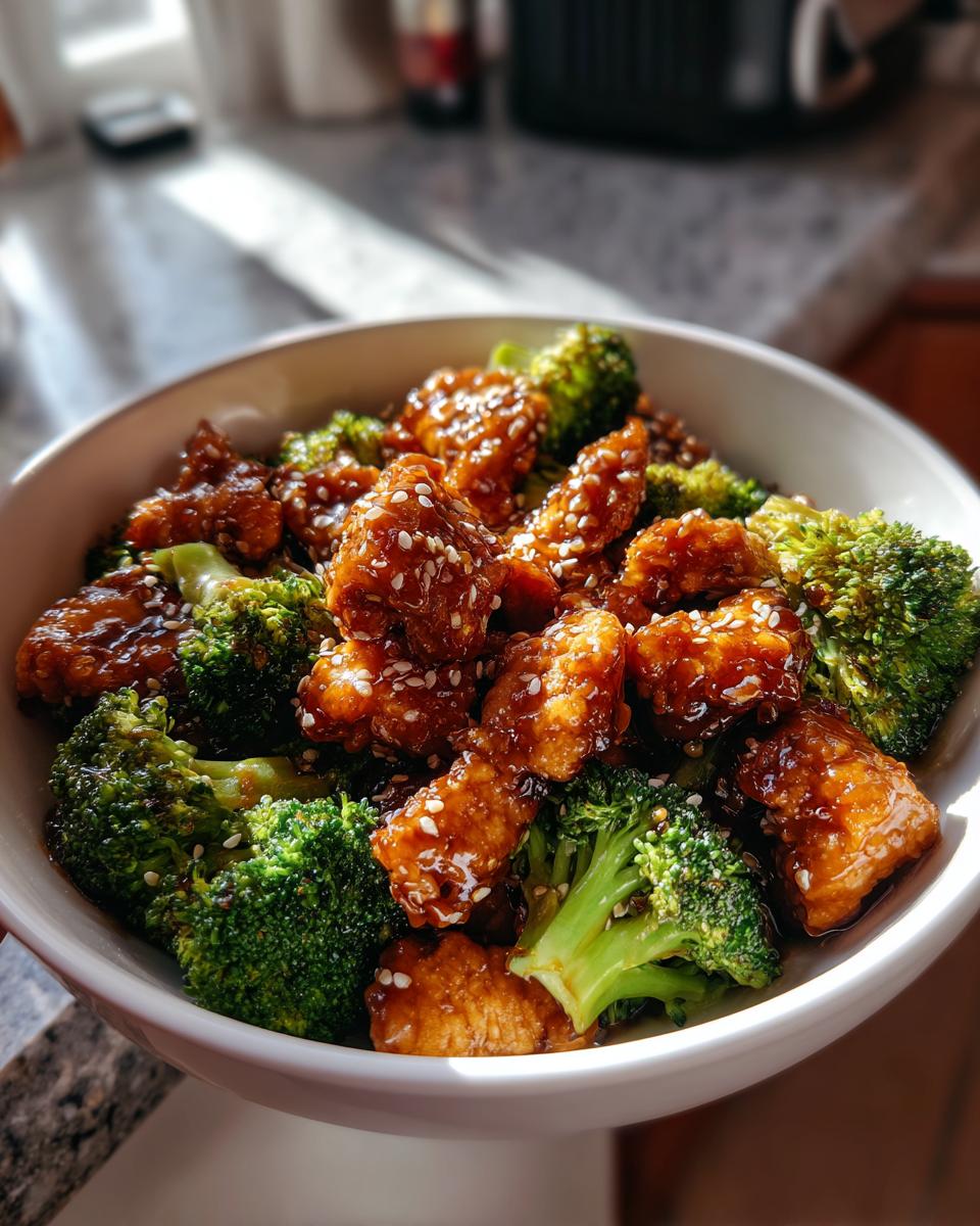 Honey Sesame Chicken and Broccoli - detail 4