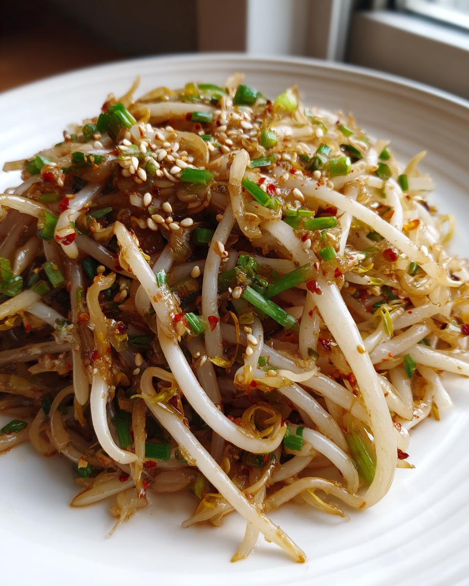 Korean Bean Sprout Salad - detail 2