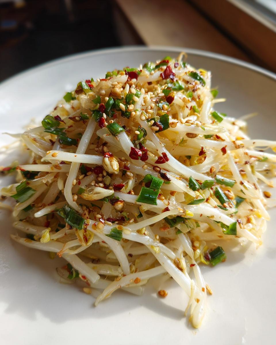 Korean Bean Sprout Salad - detail 3