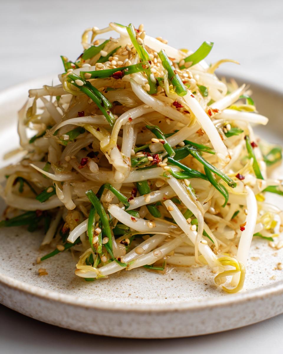 Korean Bean Sprout Salad - detail 4