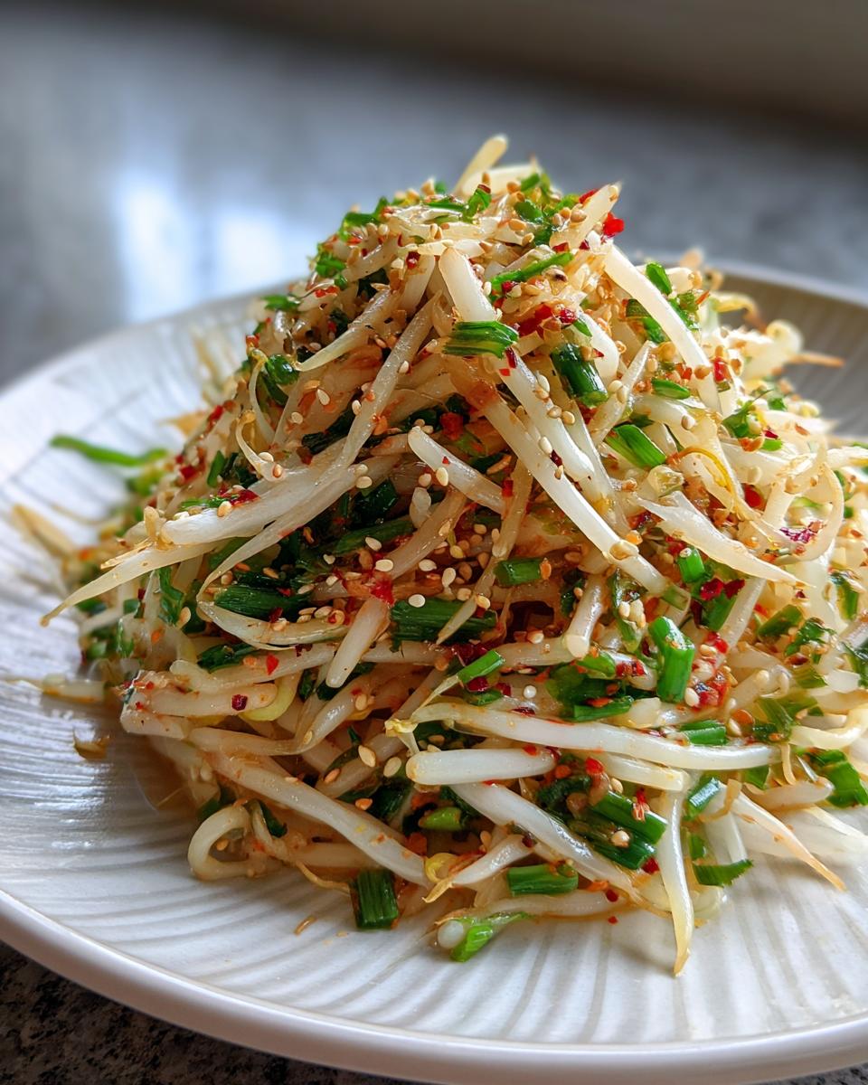 Korean Bean Sprout Salad - detail 6