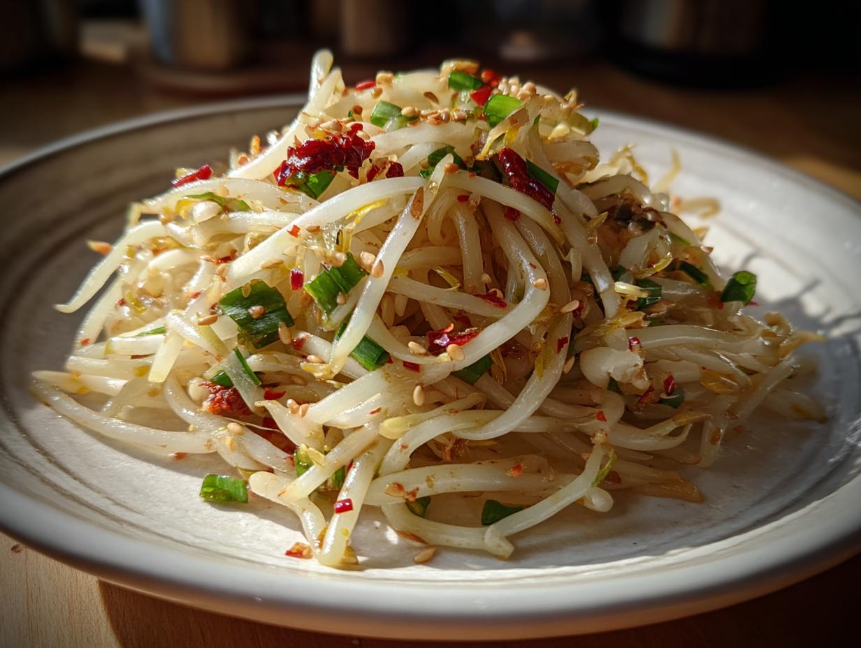 Crispy Korean Bean Sprout Salad Recipe in Just 15 Minutes
