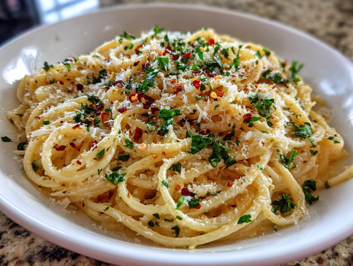 15-Minute Lemon Garlic Butter Pasta – Easy & Irresistible