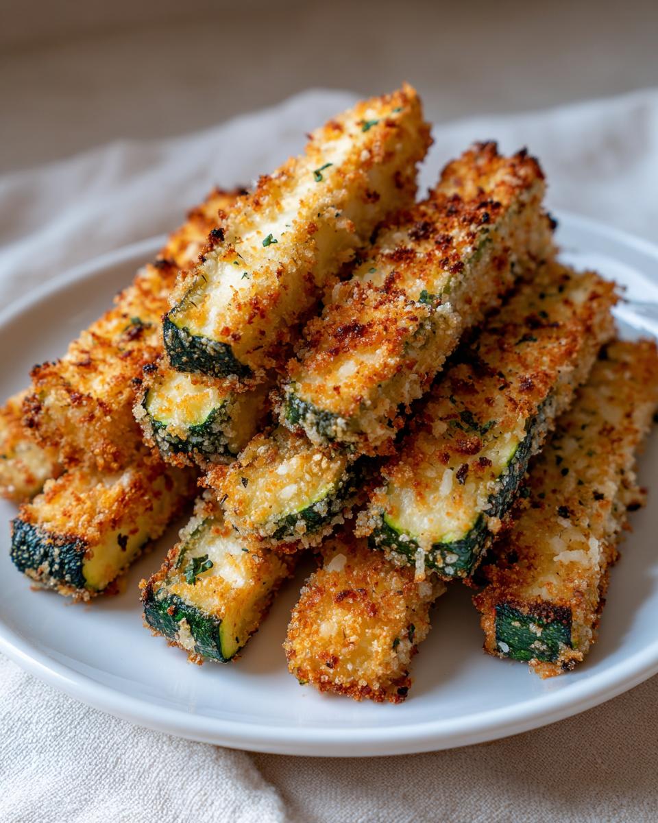 Low Calorie Air Fryer Zucchini Fries - detail 1