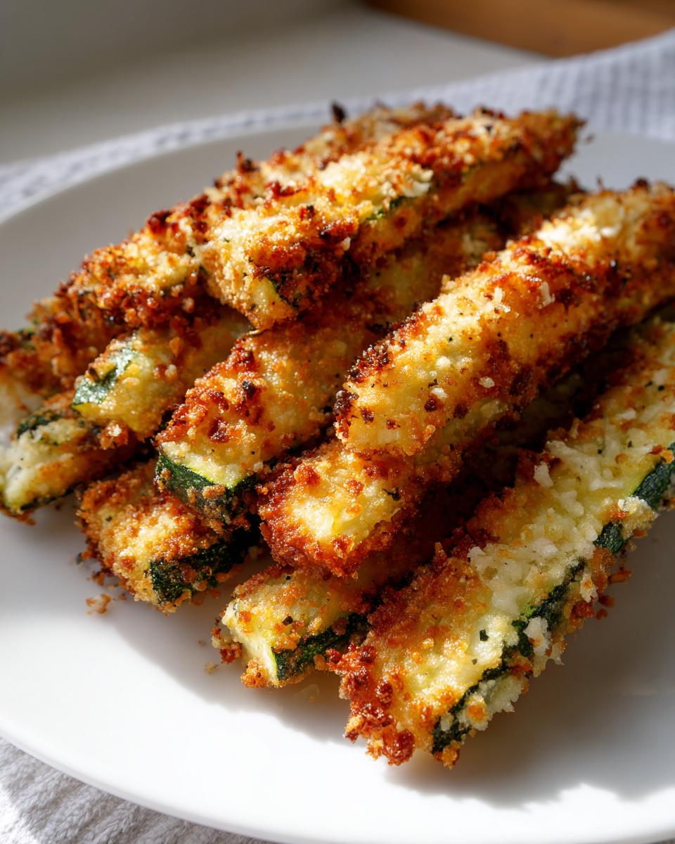 Low Calorie Air Fryer Zucchini Fries - detail 2