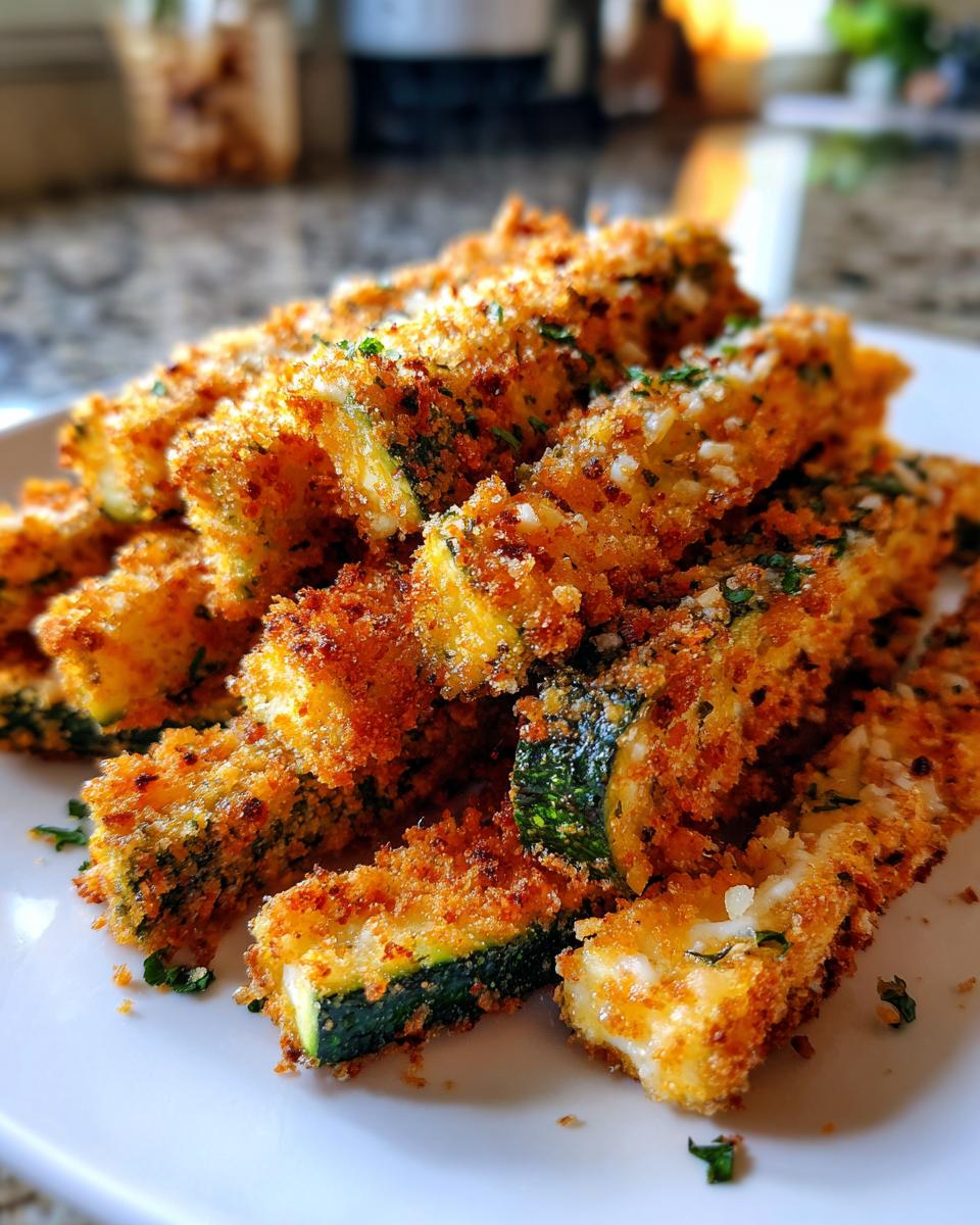 Low Calorie Air Fryer Zucchini Fries - detail 3