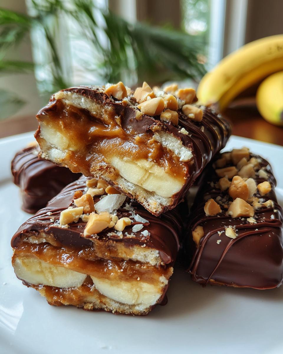 Low Calorie Frozen Banana Snickers Recipe - detail 1