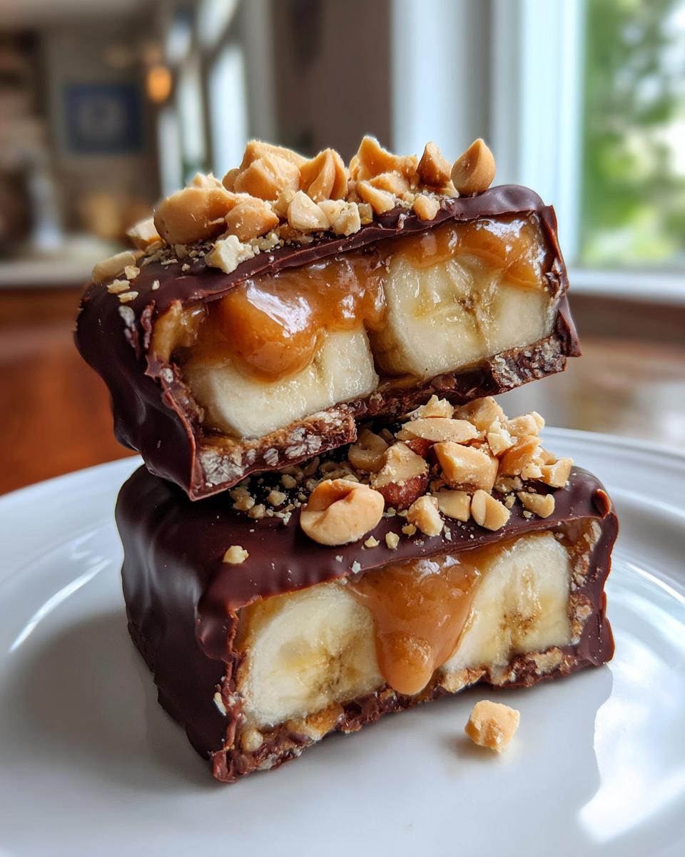 Low Calorie Frozen Banana Snickers Recipe - detail 3