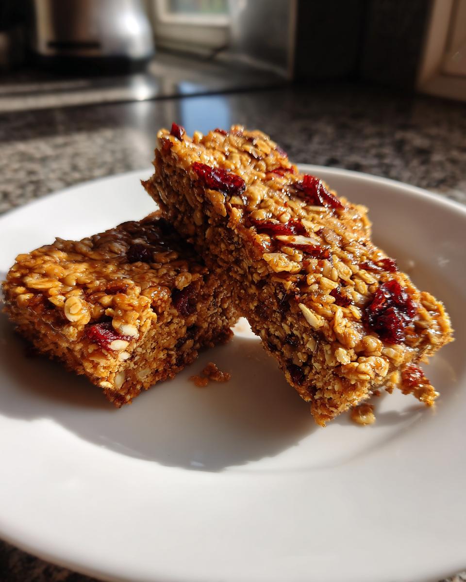 Low Calorie Healthy Breakfast Bars - detail 1