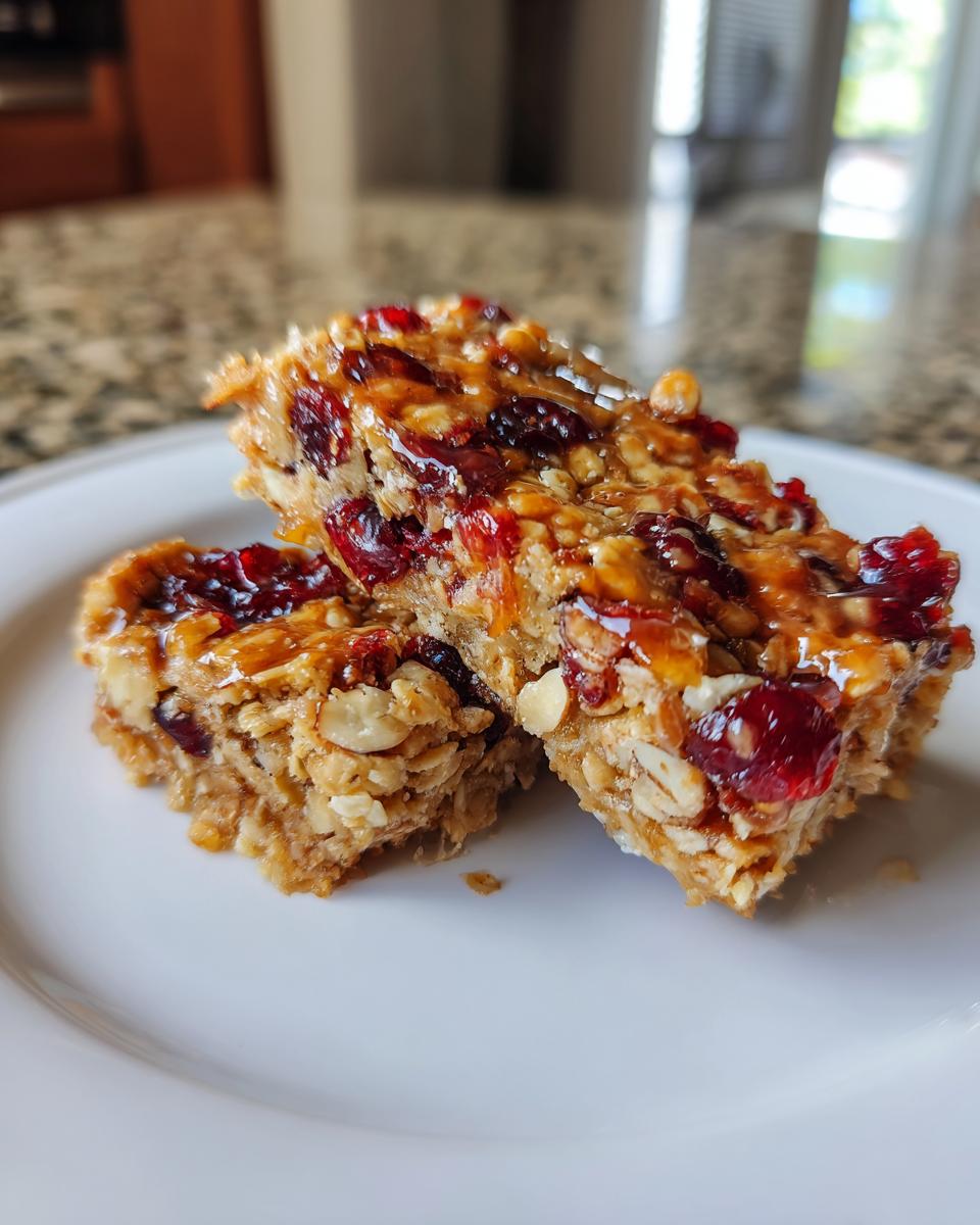 Low Calorie Healthy Breakfast Bars - detail 2