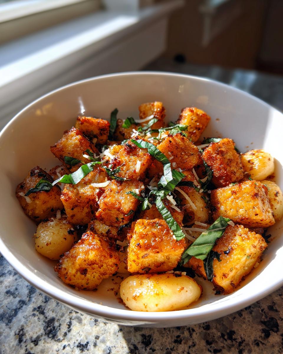 Marry Me Crispy Tofu with Gnocchi - detail 1