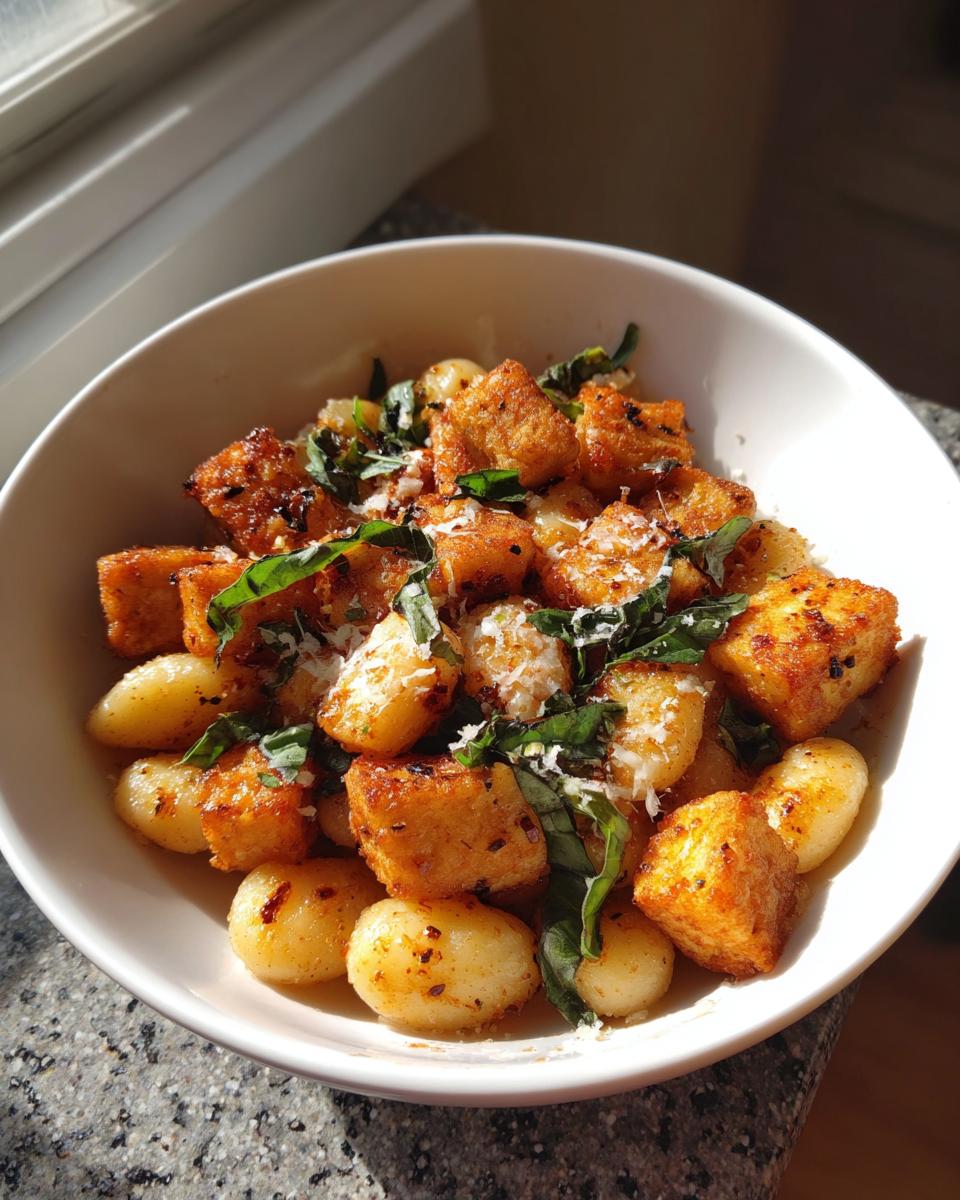 Marry Me Crispy Tofu with Gnocchi - detail 3