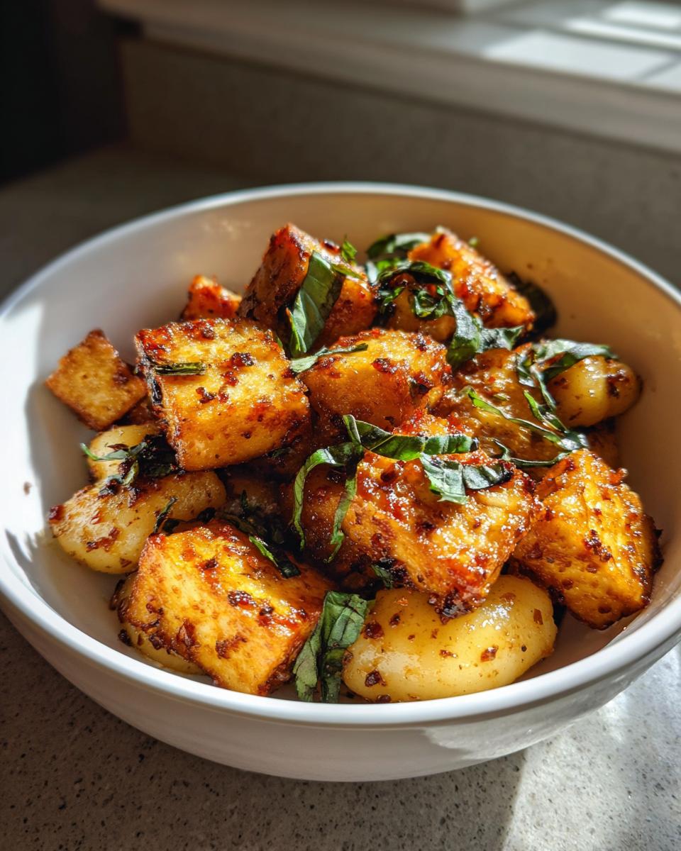 Marry Me Crispy Tofu with Gnocchi - detail 5