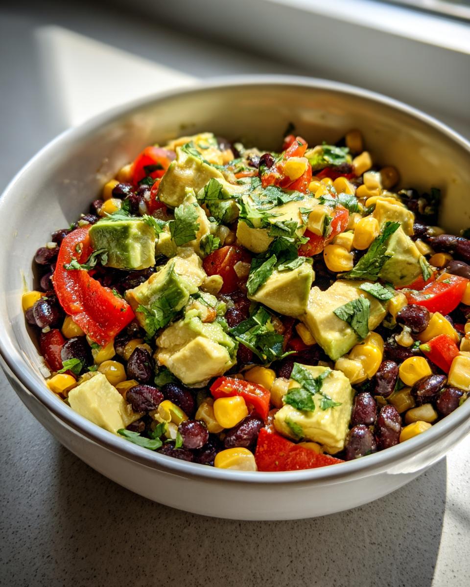 Mexican Black Bean and Corn Salad - detail 1