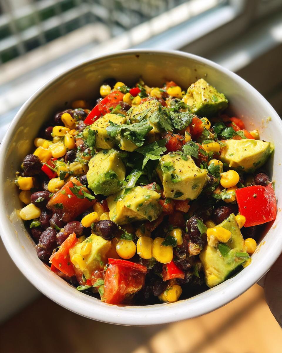 Mexican Black Bean and Corn Salad - detail 2