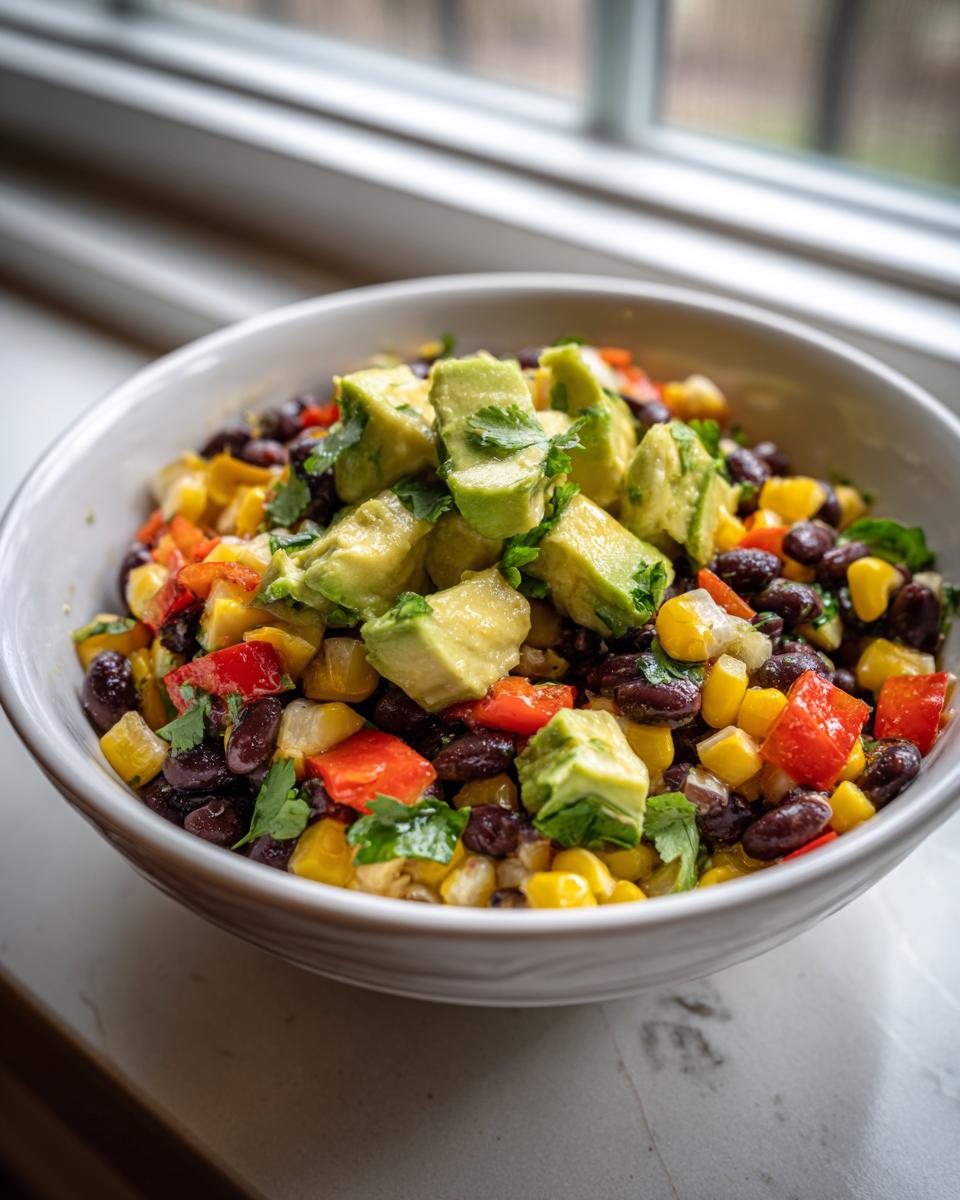 Mexican Black Bean and Corn Salad - detail 3