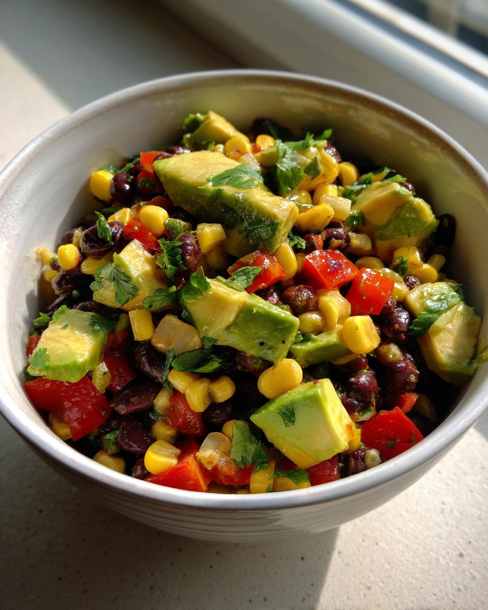Mexican Black Bean and Corn Salad - detail 5