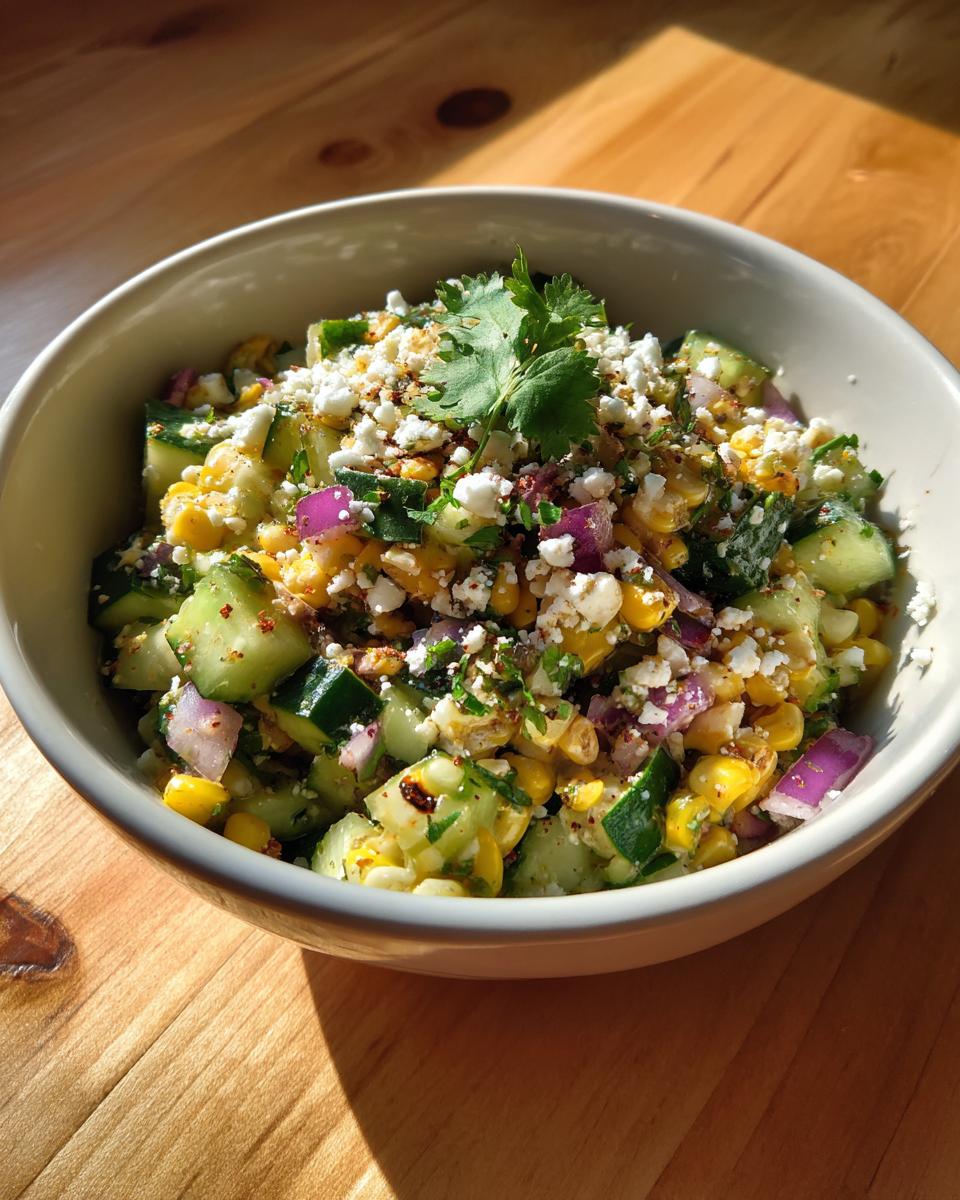Mexican Cucumber Salad with Street Corn - detail 2