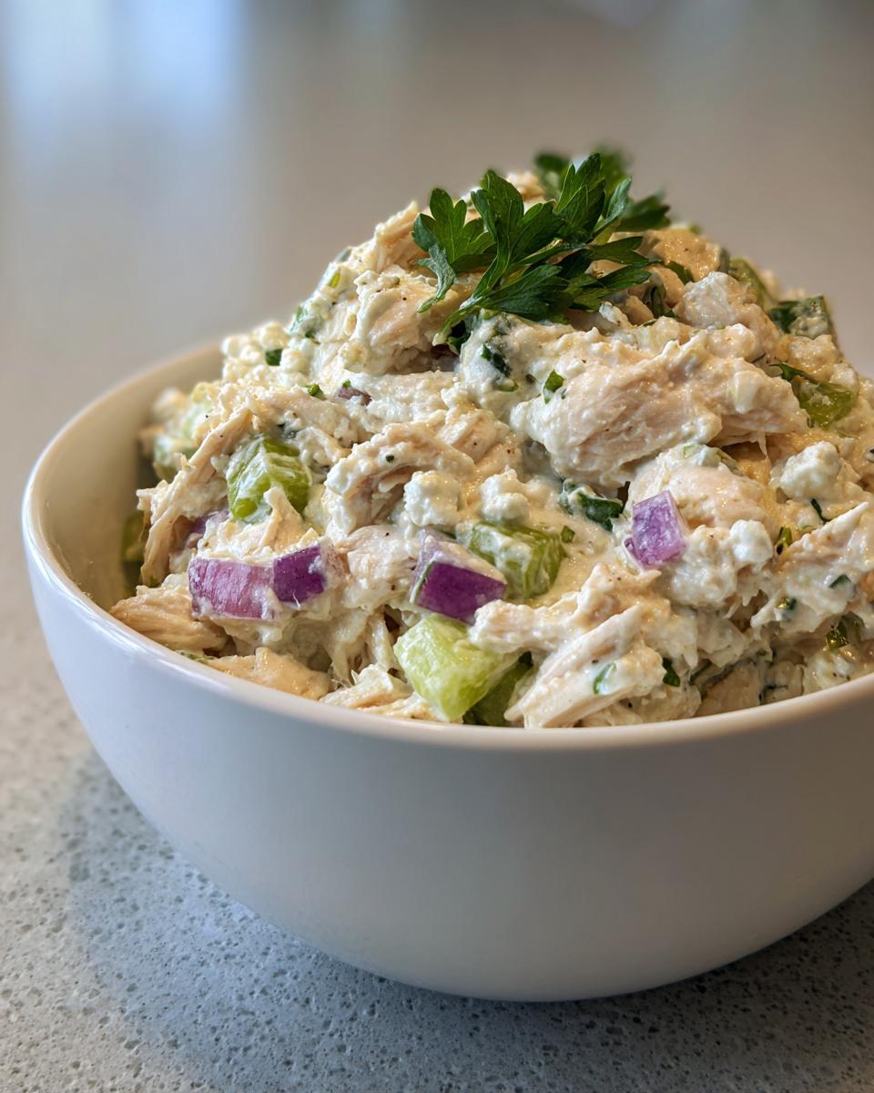 Mind-Blowing High Protein Chicken Salad with Cottage Cheese - detail 1