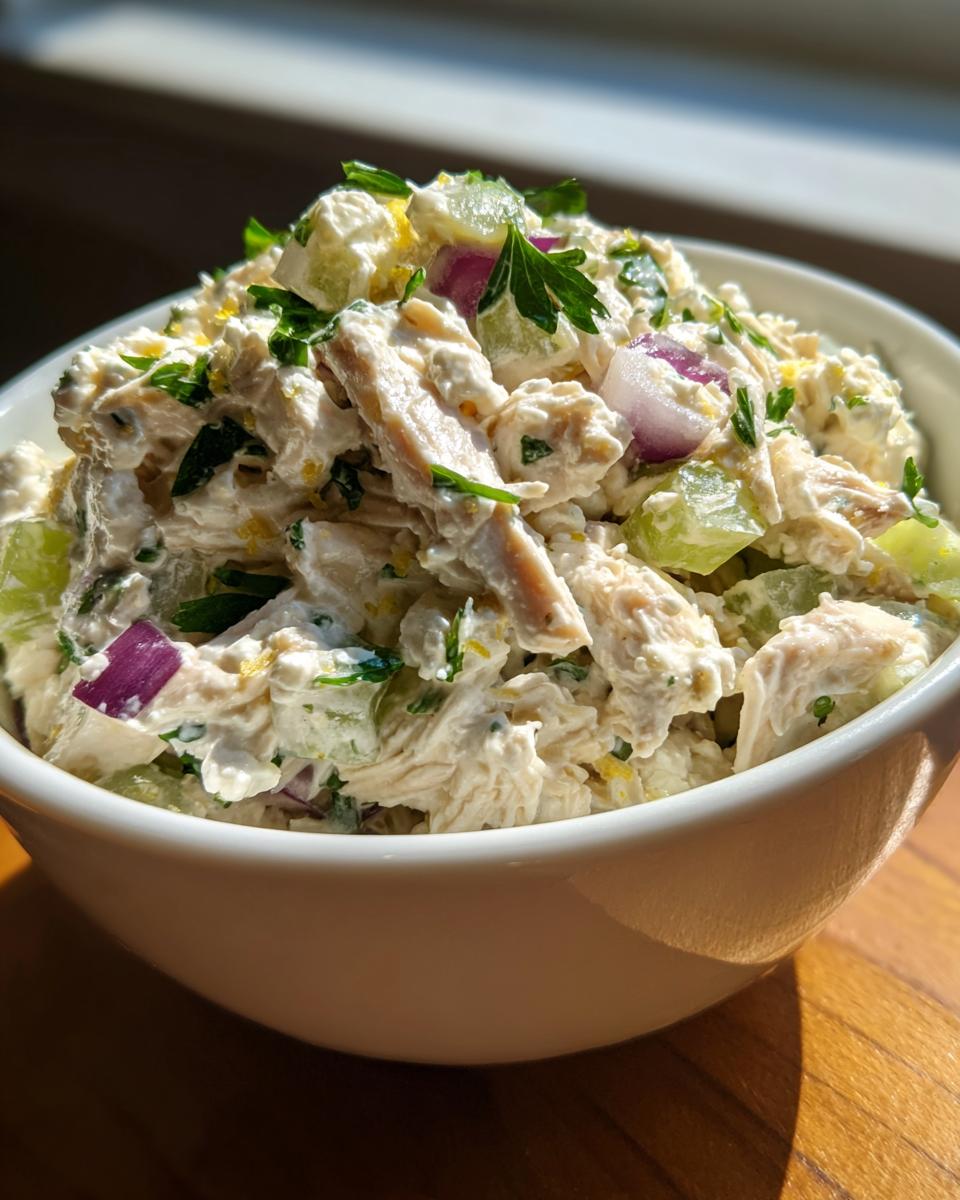 Mind-Blowing High Protein Chicken Salad with Cottage Cheese - detail 2