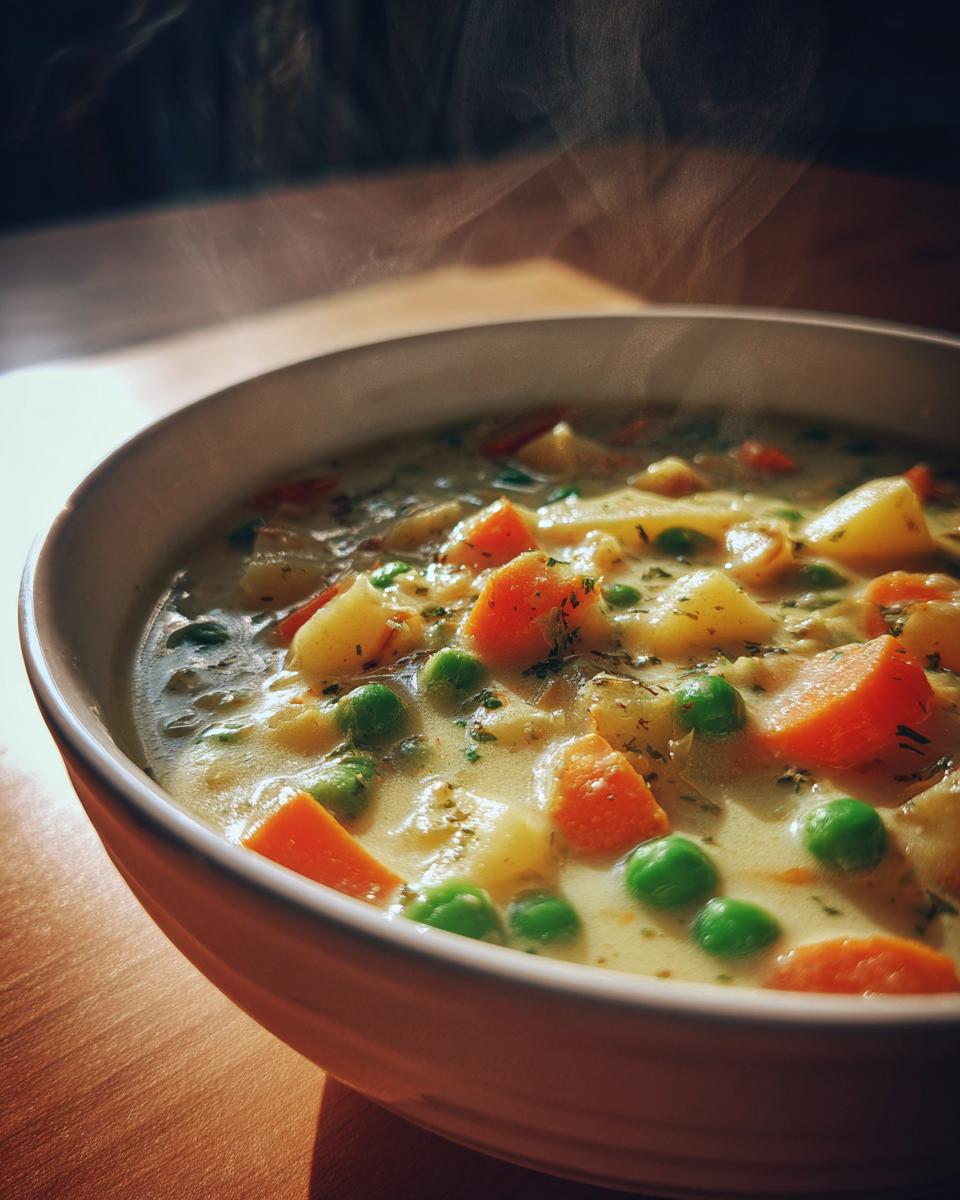 One-Pot Creamy Vegetable Soup - detail 3