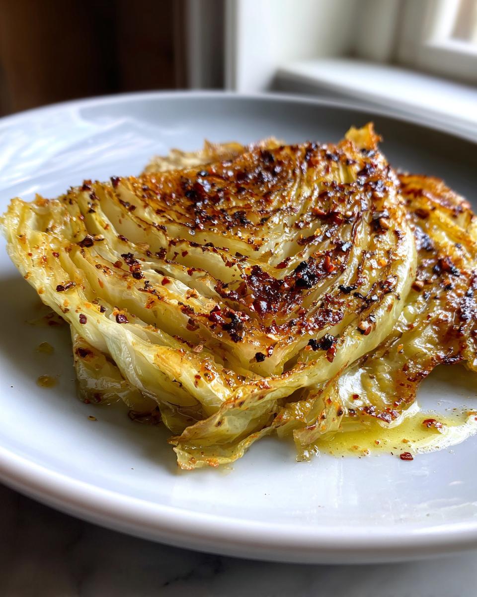 Oven Roasted Garlic Cabbage Steaks - detail 5