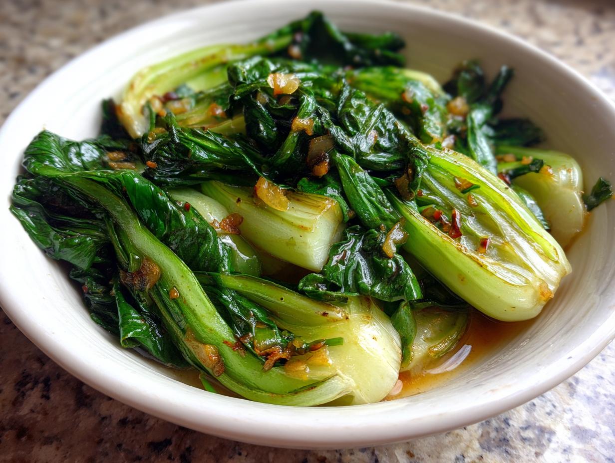 10-Minute Quick Bok Choy with Garlic and Ginger for Effortless Perfection