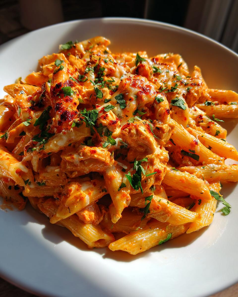 Simple One-Pot Buffalo Chicken Pasta - detail 1