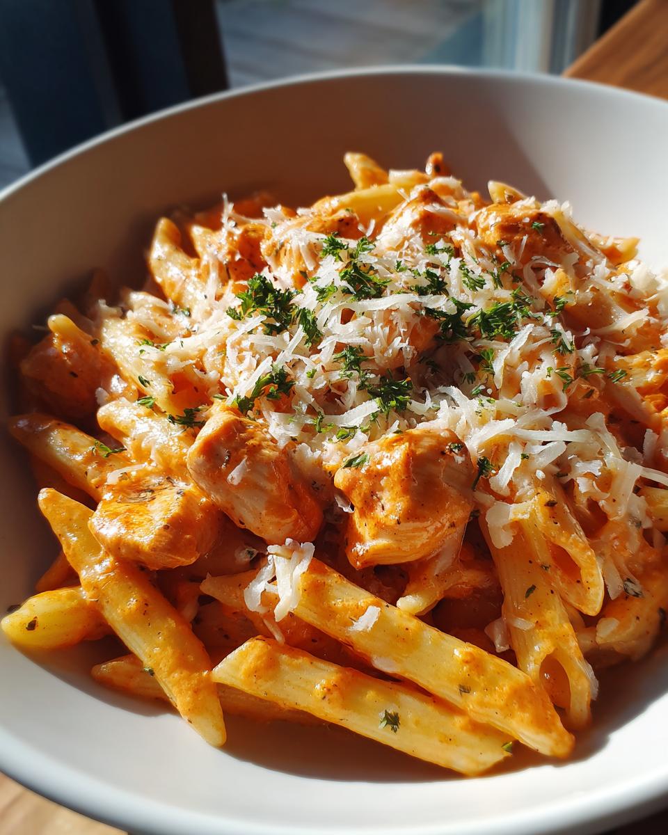 Simple One-Pot Buffalo Chicken Pasta - detail 2