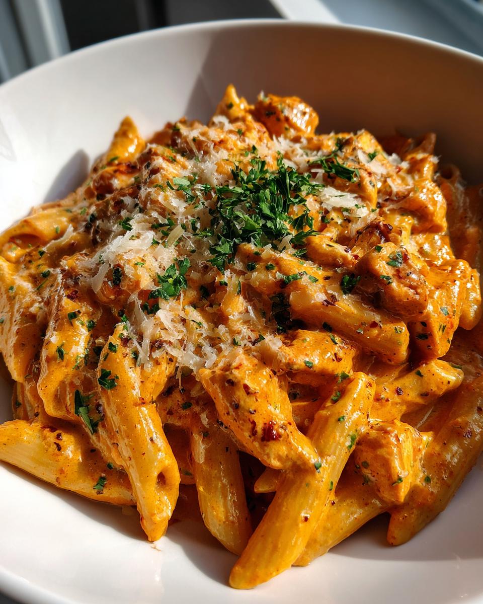 Simple One-Pot Buffalo Chicken Pasta - detail 4