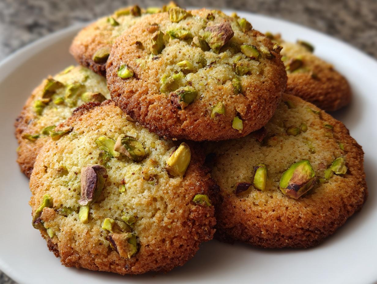 Irresistible 10-Minute Soft & Chewy Pistachio Cookies Recipe
