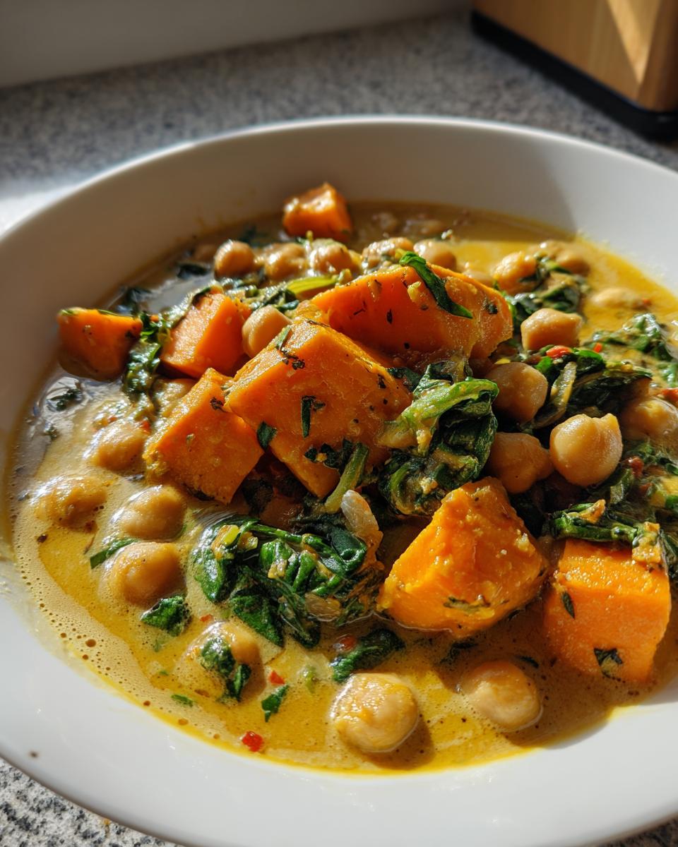 Sweet Potato and Chickpea Curry - detail 2