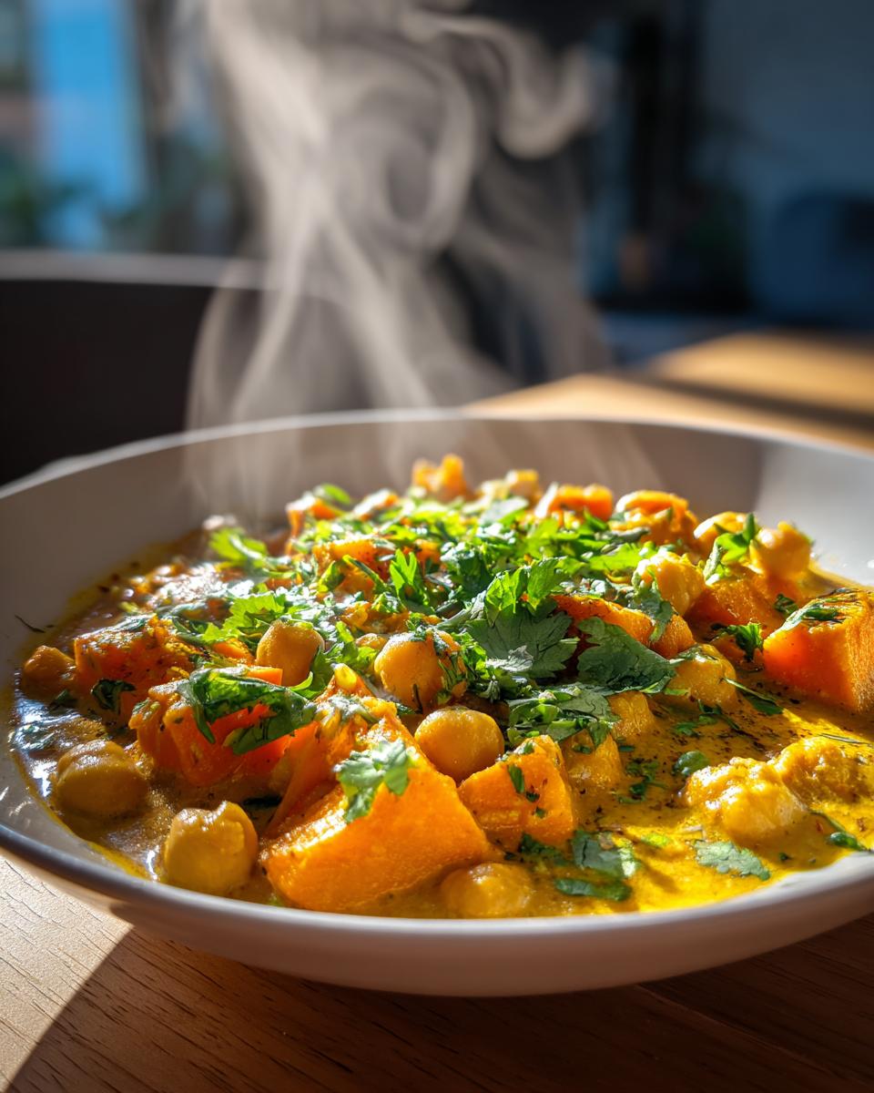 Sweet Potato and Chickpea Curry - detail 3