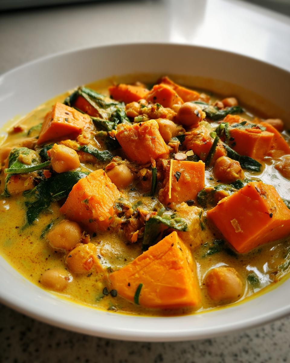 Sweet Potato and Chickpea Curry - detail 3