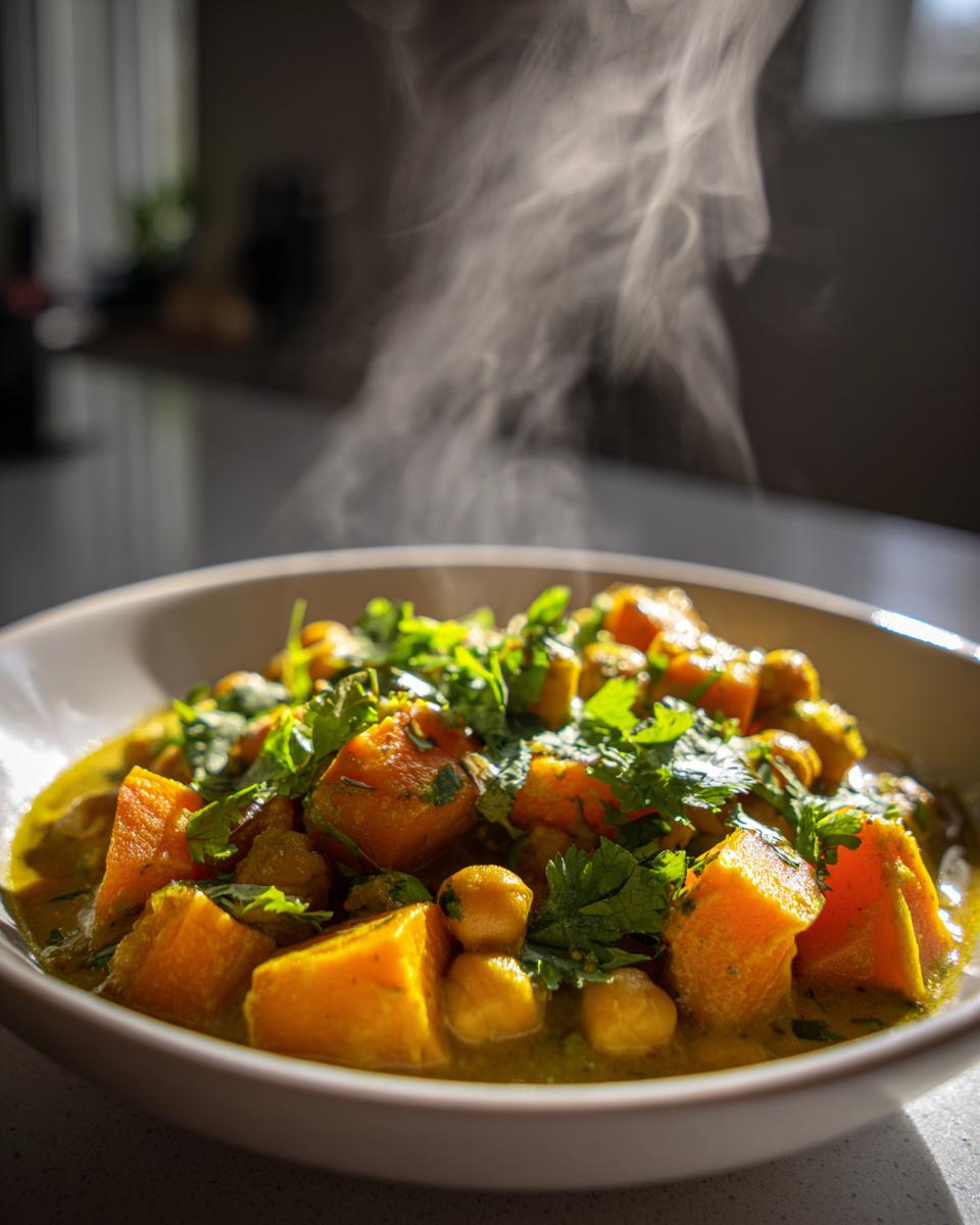 Sweet Potato and Chickpea Curry - detail 4
