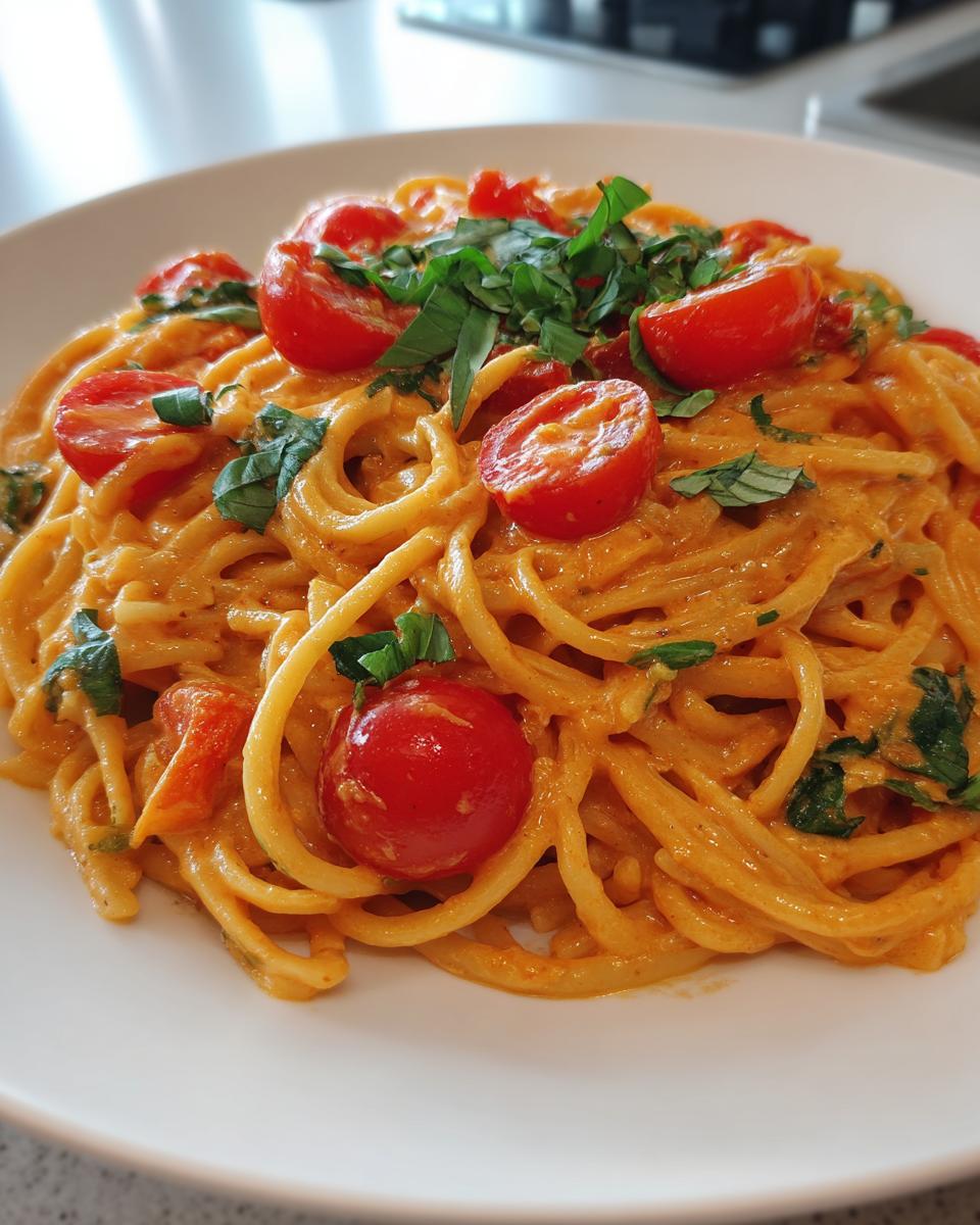 The Best Creamy Garlic Tomato Pasta Done in Under 30 Minutes - detail 3