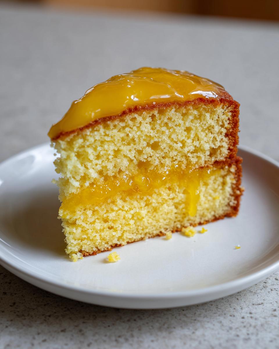 The Best Vegan Lemon Curd Cake - detail 1