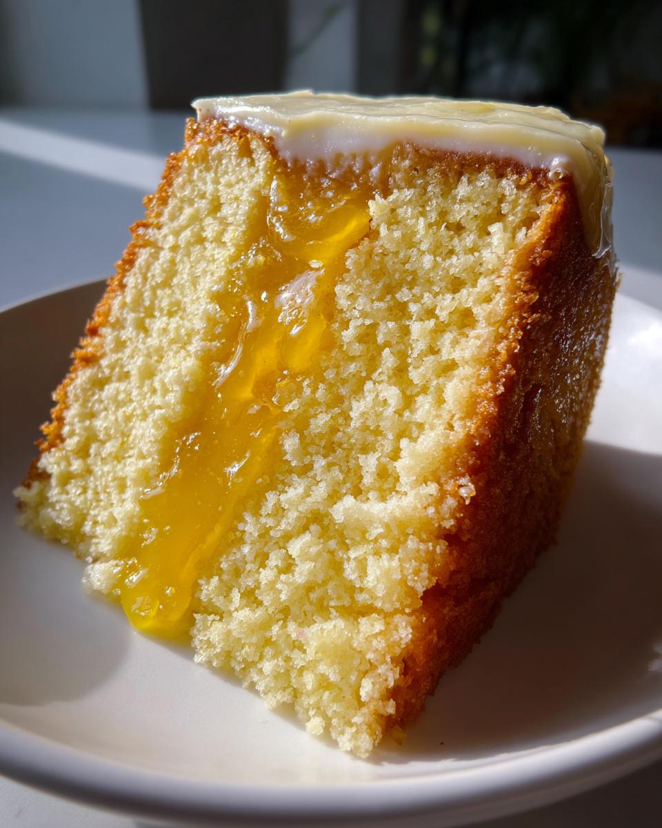 The Best Vegan Lemon Curd Cake - detail 2