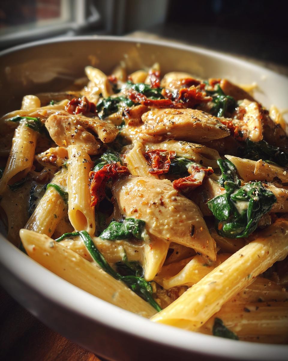 Tuscan Chicken Pasta - detail 1